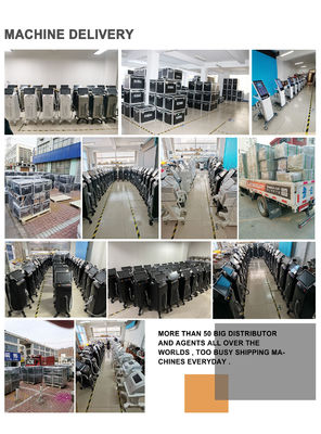 Thiết bị triệt lông bằng laser diode đa chức năng hỗ trợ các độ rộng xung khác nhau để giảm lông vĩnh viễn theo yêu cầu