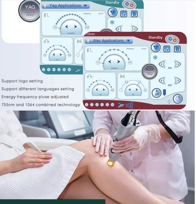 Máy loại bỏ lông laser Alexandrite 755nm