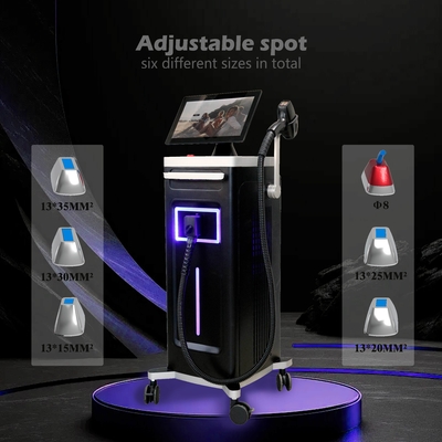 1800W KM tay cầm công suất cao với 6 kích thước điểm có thể đổi để loại bỏ lông vĩnh viễn