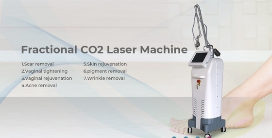 Xóa vết sẹo Phân số CO2 thiết bị làm đẹp bằng laser với màn hình cảm ứng LCD 10,4 inch
