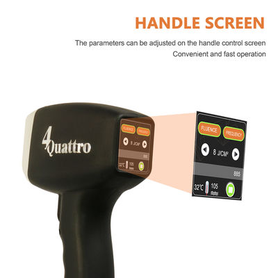 Thiết bị triệt lông bằng laser diode cầm tay, mang lại tốc độ điều trị nhanh và vận hành an toàn, lý tưởng cho các trung tâm da liễu