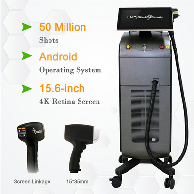 808 755 1064 940nm Máy cắt bỏ tóc bằng laser băng để điều trị chính xác và nhắm mục tiêu