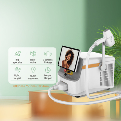 KM300d Weifang KM 1000w 1200w 3 bước sóng Diode Laser 755/808/1064nm Với USB Update