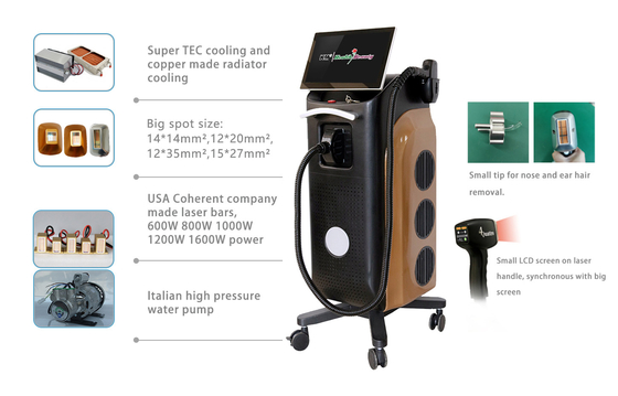 Máy loại bỏ lông laser diode vĩnh viễn OEM ODM Hệ thống loại bỏ lông laser chuyên nghiệp
