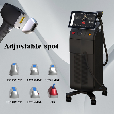 Máy tháo lông diode laser Titanium có thể chuyển đổi và điều chỉnh