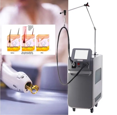 Xóa lông lâu dài Weifang KM 755nm Alexandrite 1064nm ND YAG Laser xung dài