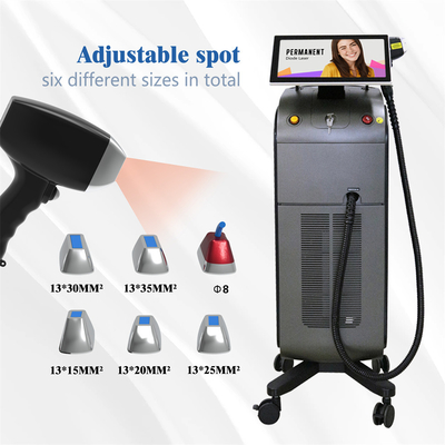 Máy loại bỏ lông bằng laser 3D 810Nm với dịch vụ tùy chỉnh và kích thước điểm 15 * 27mm