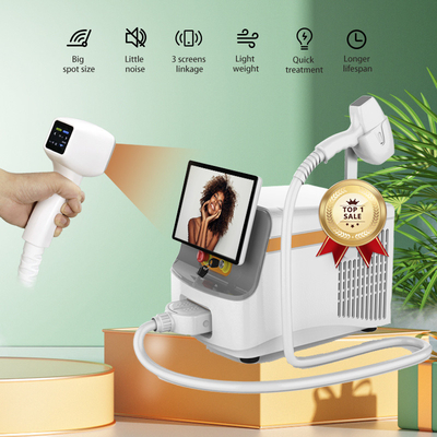 3 Độ dài sóng 808nm 755nm 1064nm Diode Laser Hair Removal Device với Titanium băng