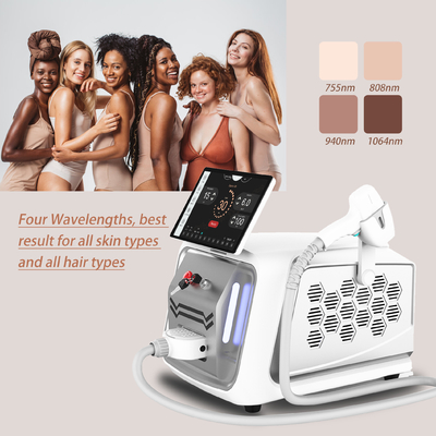 755nm Alexandrite Laser Hair Removal Beauty Machine Phần mềm có thể được thêm Logo của khách hàng