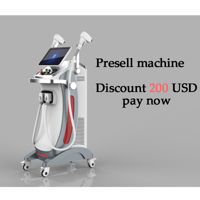 IPL Bốn bước sóng Máy loại bỏ lông bằng laser không đau Diode 755nm 808nm 940nm 1064nm