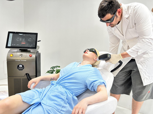 Máy cắt tóc laser thương mại 3 bước sóng 1064nm Diode Laser