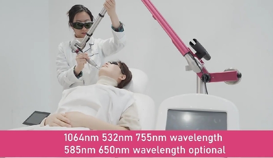 Máy laser YAG Picosecond thương mại 3500W Thiết bị loại bỏ hình xăm bằng laser không đau