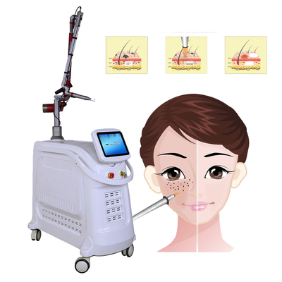 4 bước sóng Nd YAG Q Switch Laser Machine Xóa hình xăm