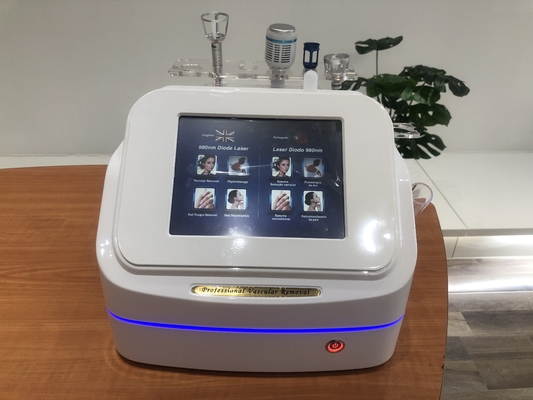 8.4 inch True Color LCD Touch Screen 980nm Diode Laser Spider Vein Removal Machine cho giải pháp loại bỏ tổn thương mạch máu