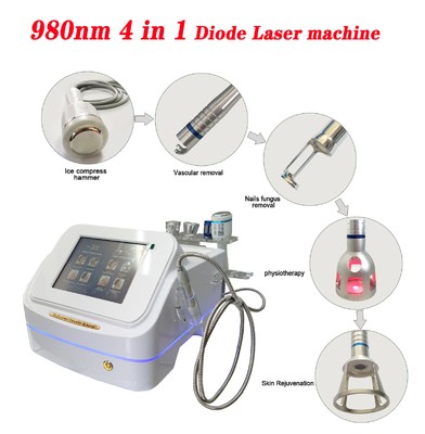 4 trong 1 1980nm Diode Laser Machine Portable For Beauty Centers Salon
