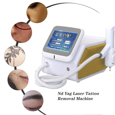 Máy loại bỏ hình xăm laser Nd YAG di động 1064nm 532nm 1320nm