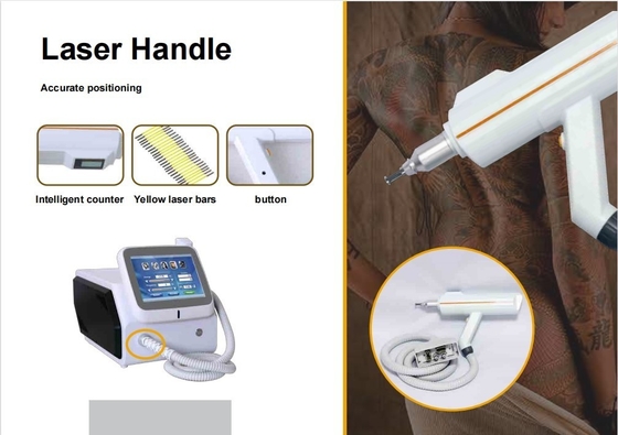 Máy loại bỏ hình xăm laser Nd YAG di động 1064nm 532nm 1320nm