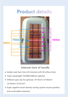Máy làm đẹp đa chức năng 808nm-810nm