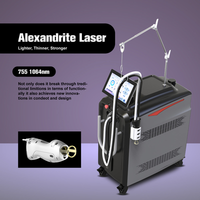 Đèn laser kích thước nến lớn alexandrite loại bỏ lông trắng REMOVAL 2000w alexandrite thiết bị laser