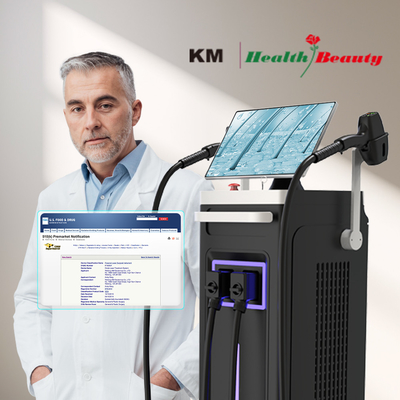 808 Diode Laser Ice Hair Removal Machine 4 Wavelengths 1064nm Định dạng điểm thay đổi