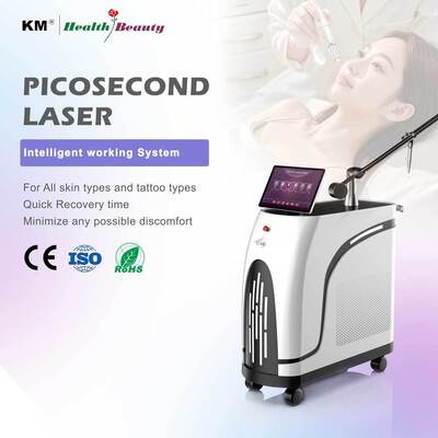 KM Năng lượng cao xung dài Nd YAG Alexandrite Laser Hair Removal chăm sóc da 755nm 1064nm Máy laser cho sử dụng chuyên nghiệp